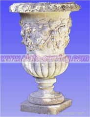 stone vases. marble vases. stone flower pots.marble flower pot. garden stone