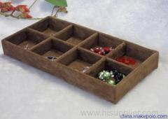 Empty Wood Show Plate for Jewelry