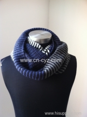 Women's Striped Long Neck Warmers