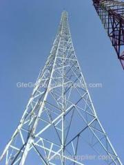 50 60 70 80meters communication lattice steel tower