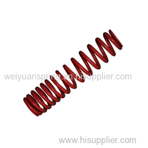 Motorcycle back shock absorber spring