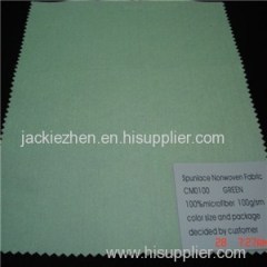 CM0100 Green Microfiber Nonwoven Fabric