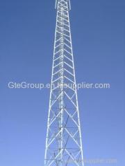 45meters communication lattice steel tower