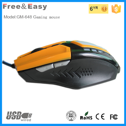 The newest optical gaming mouse with LED light