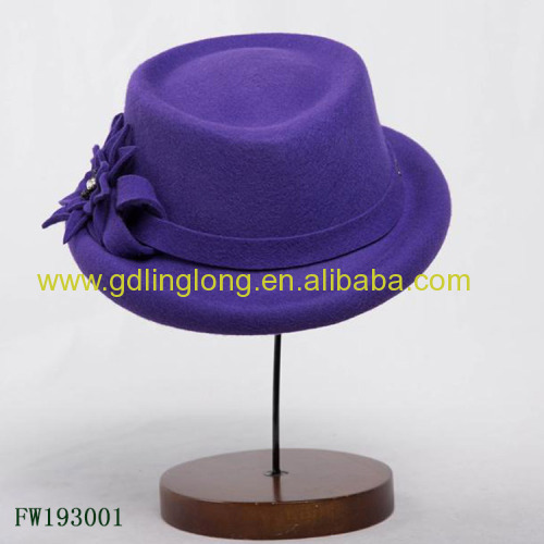 China Top Ten Selling Products Wide Brim 100% Wool Felt Hat Blank Wholesale