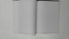 White linen cover offset paper hardcover notebook printing and binding services
