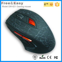 custom usb interface black 3d optical wired mouse