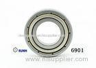 Dual Shield ZZ Series Bearings Sealed Ball Bearings 6901 With LowNoise