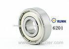 Low Noise Single Row 6200 Bearings / 6201ZZ Bearing For Motorcycle Spare Parts