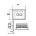 LED flood light 2*50W COB