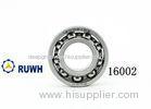 ABEC-1 / ABEC-3 / ABEC-5 16002 Deep Groove Ball Bearing Single Row For Elevators / Motors