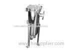 Stainless steel single bag filter vessel with swing bolt for sugar cyrup 150psi