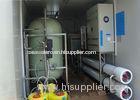 Containerized Brackish reverse osmosis water treatment plant for drinking 6m3 / hour