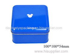 Simple Square Car Perfume Mini Tin Box by Chinese Wholesaler