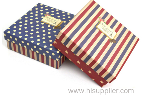 Color printing square paper cosmetic boxes