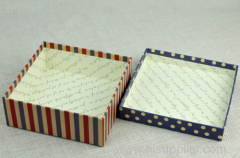 Color printing square paper cosmetic boxes