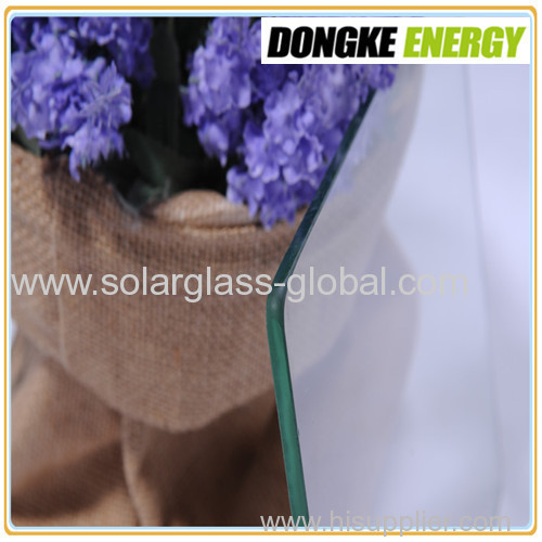 4.0mm Low iron ultra clear solar glass