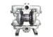 Stainless steel pneumatic diaphragm pump for chemical injection process 265gpm suction height 5m