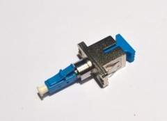 LC male to SC female hybrid fiber optic adapter