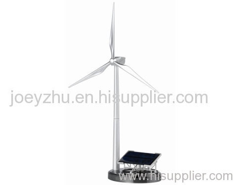 Silver working models of windmill with Solar Tracke