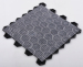 Hexagonal Shape Iridescent Glass Mosaic