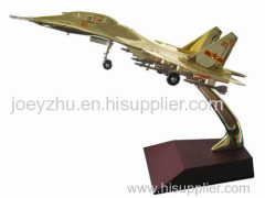 Metal Aricraft Model Trophy military models golden aircraft