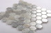 Hexagonal Shape Iridescent Glass Mosaic