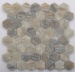 Hexagonal Shape Iridescent Glass Mosaic