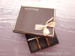Hot Sale Paperboard Chocolate Box with Bowknot