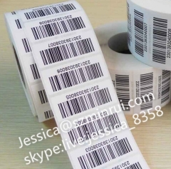 Professional Design Easy Peel Off Barcode Stickers Roll Barcode Address Sticker Label Roll Bank Label Sticker