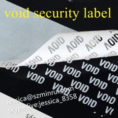 Factory Price Tamper Evident Void Security Seal Labels Sticker Anti Fake Void Sticker Paper