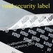 Custom Printed Special High Security Seal Adhesive Warranty Tamper Proof VOID Sticker