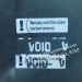 China Supplied Void Residual Message When Opened Warranty Sticker Void If Tampered Printing