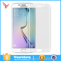 New coming tempered glass meterial curved produced screen proector for samsung s6 edge tempered glass screen protector