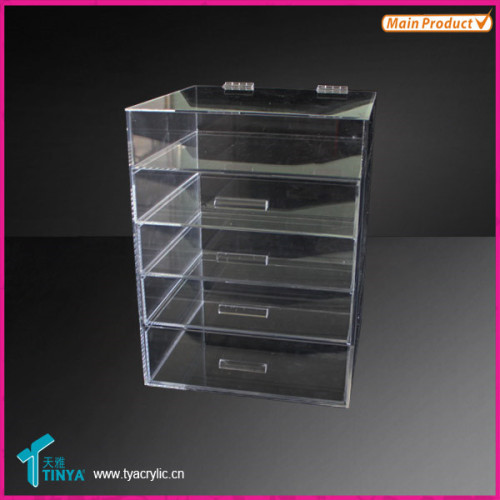 Acrylic makeup display holder