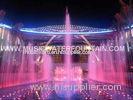 Large Misting Lighted Outdoor Water Fountain With Lights In Water Park