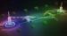 Decorative Humidifier Fountain With RGB Multicolored Led Light