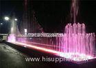 Rectangle Musical Outdoor Wall Water Fountains Customize 220v / 380v