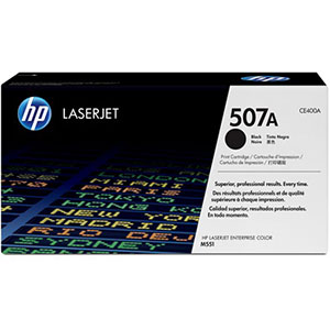 HP CE400A 507A LASERJET TONER CARTRIDGE- BLACK