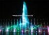 Stainless Steel Contemporary Outdoor Fountains With Laser Show