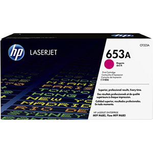 HP CF323A 653A LASERJET TONER CARTRIDGE- MAGENTA