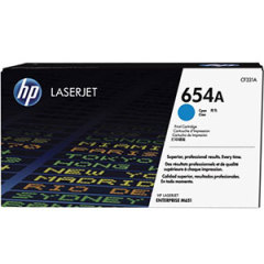 HP CF331A 654A LASERJET TONER CARTRIDGE - CYAN