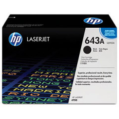 HP Q5950A 643A LASERJET TONER CARTRIDGE- BLACK