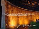 Outside Color Changing Outdoor Waterfall Fountains With PVC Pipe Material 220V / 380V