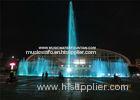 SS304 Outdoor Dancing Water Fountains Multicolor LED Light For Park Or Hotel