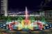 Outdoor Rock Water Fountains Wall Mounted Water Fountains RGB Stainless Steel Cable
