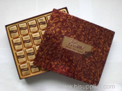 Nice special paper cover Chocolate Box with Bowknot