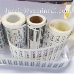 Custom tamper evident warranty labels .wholesale self adhesive paper fragile warranty stickers with logo and month years