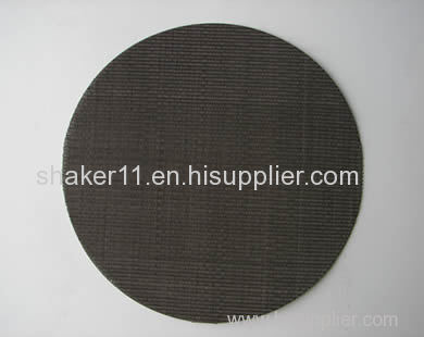 Black Wire Cloth Filter Disc