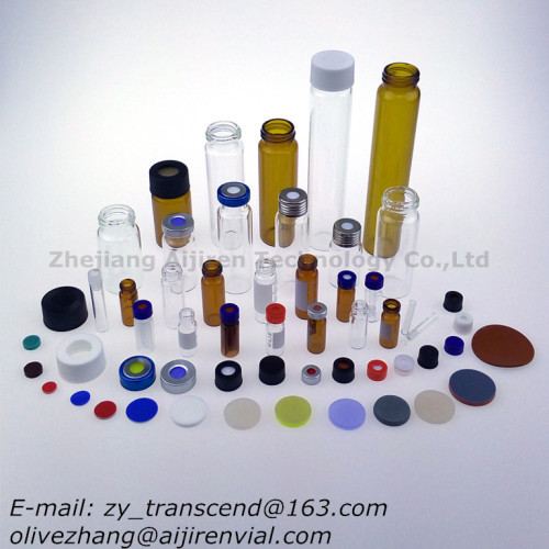 0.3ml~60ml chromatography sample vials and matched caps&septa